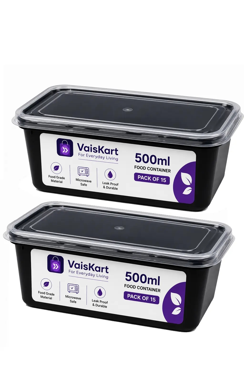 500ml Food Container Rectangle